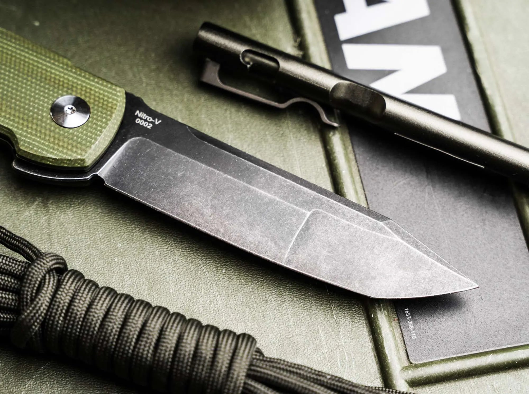 Böker Plus Tac-Master Taschenmesser – Nitro-V, Micarta, Linerlock, Terzuola, 23,5 cm Böker Plus