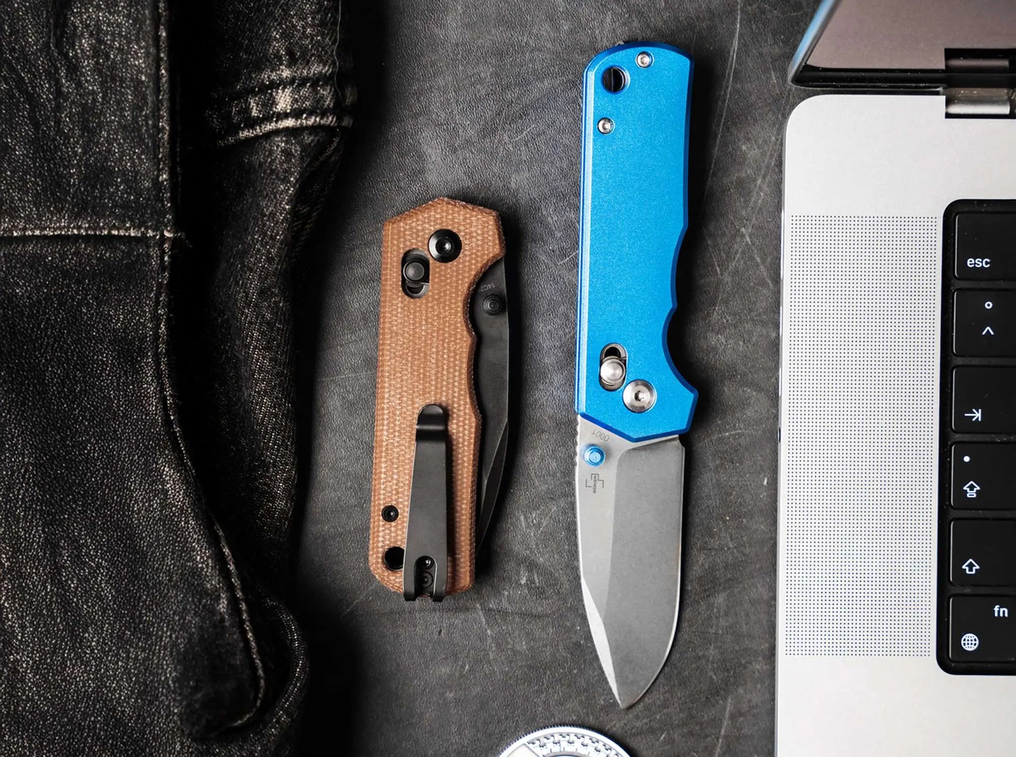 Böker Plus Rockstub Blue 14C28N Crossbar Lock Aluminium Taschenmesser Böker Plus