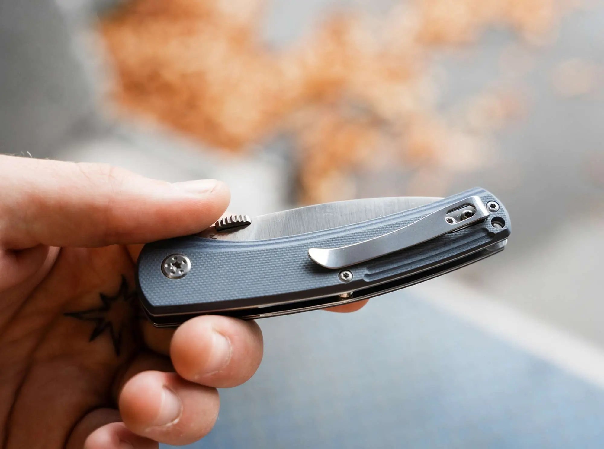 Böker Magnum Huayna Blue – 440B Taschenmesser mit G10 Griff Böker Magnum