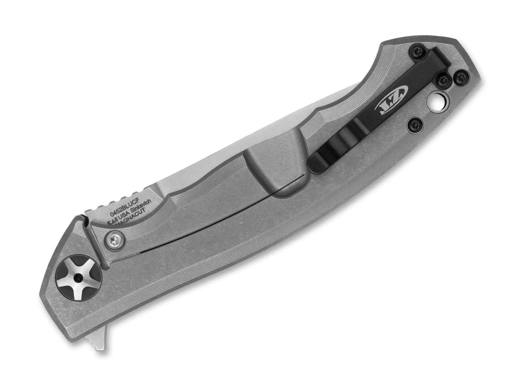 Zero Tolerance 0452BLUCF – EDC-Taschenmesser mit CPM MagnaCut, Titan & Kohlefaser, Made in USA Zero Tolerance
