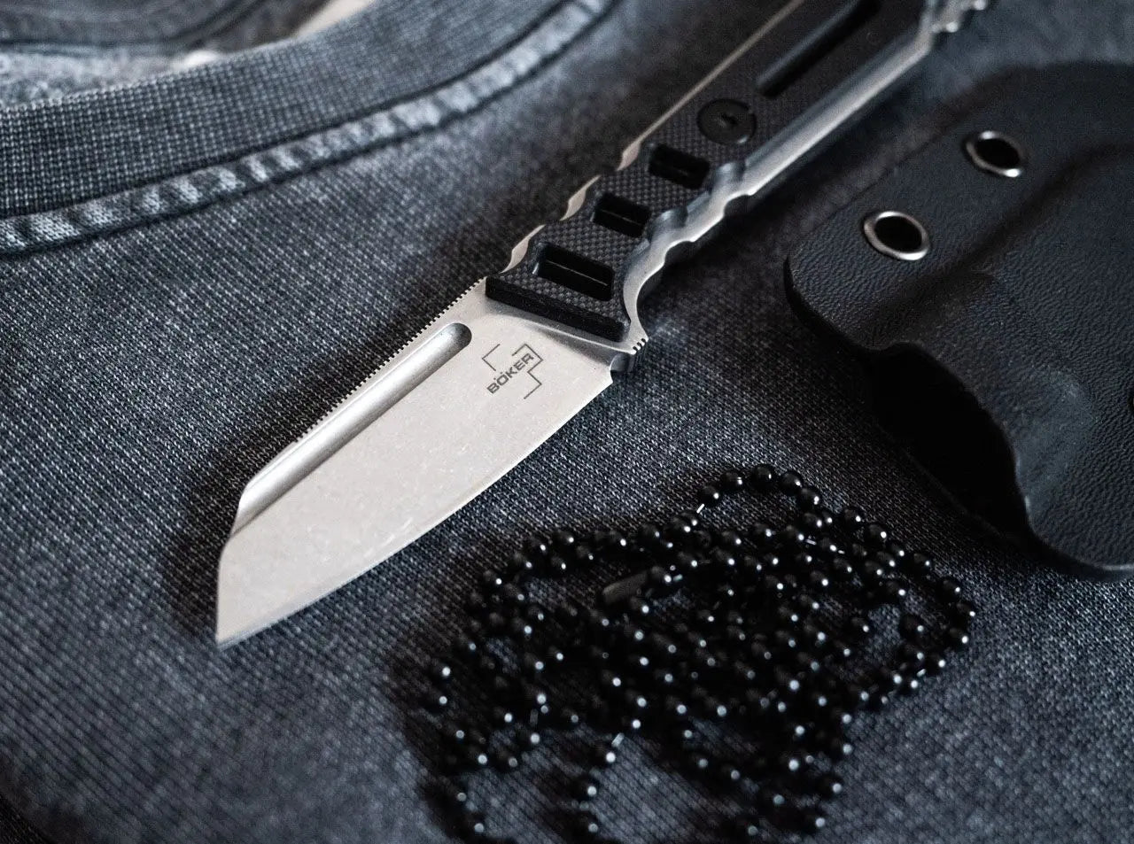 Böker Plus Ylvi – kompaktes feststehendes EDC- & Neck Knife mit D2-Klinge Böker Plus