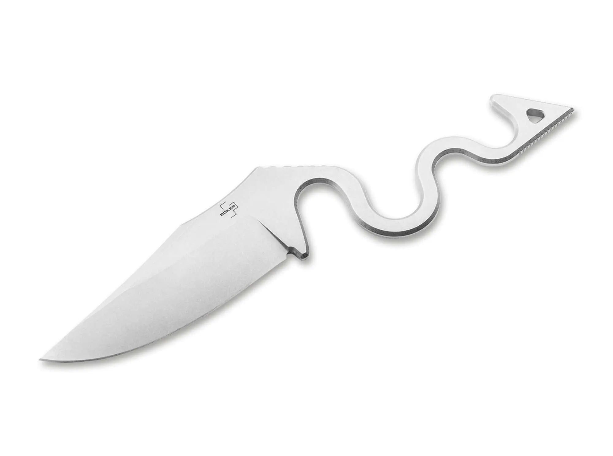 Böker Plus The Midgards Snake – Feststehendes Messer D2 Stahl, Ganzstahlkonstruktion, Kydex-Scheide Böker Plus