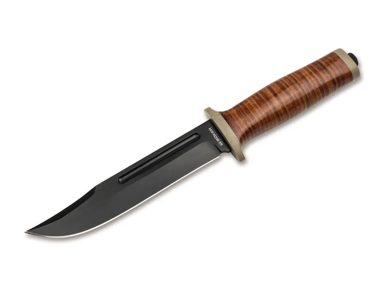 Böker Magnum Ranger Field Bowie Messer 440A Bowie Jagdmesser Outdoor Lederscheide Böker Magnum
