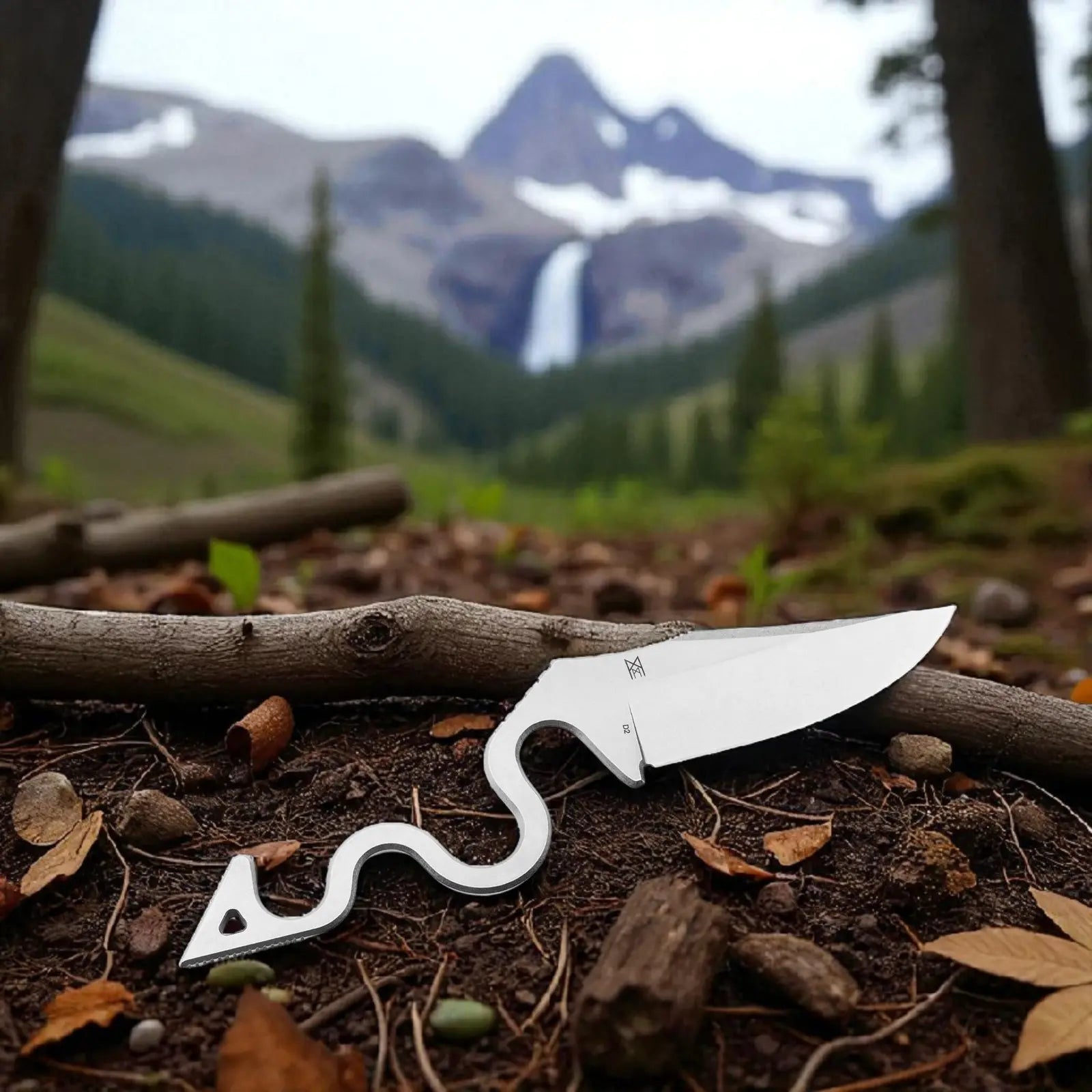 Böker Plus The Midgards Snake – Feststehendes Messer D2 Stahl, Ganzstahlkonstruktion, Kydex-Scheide Böker Plus