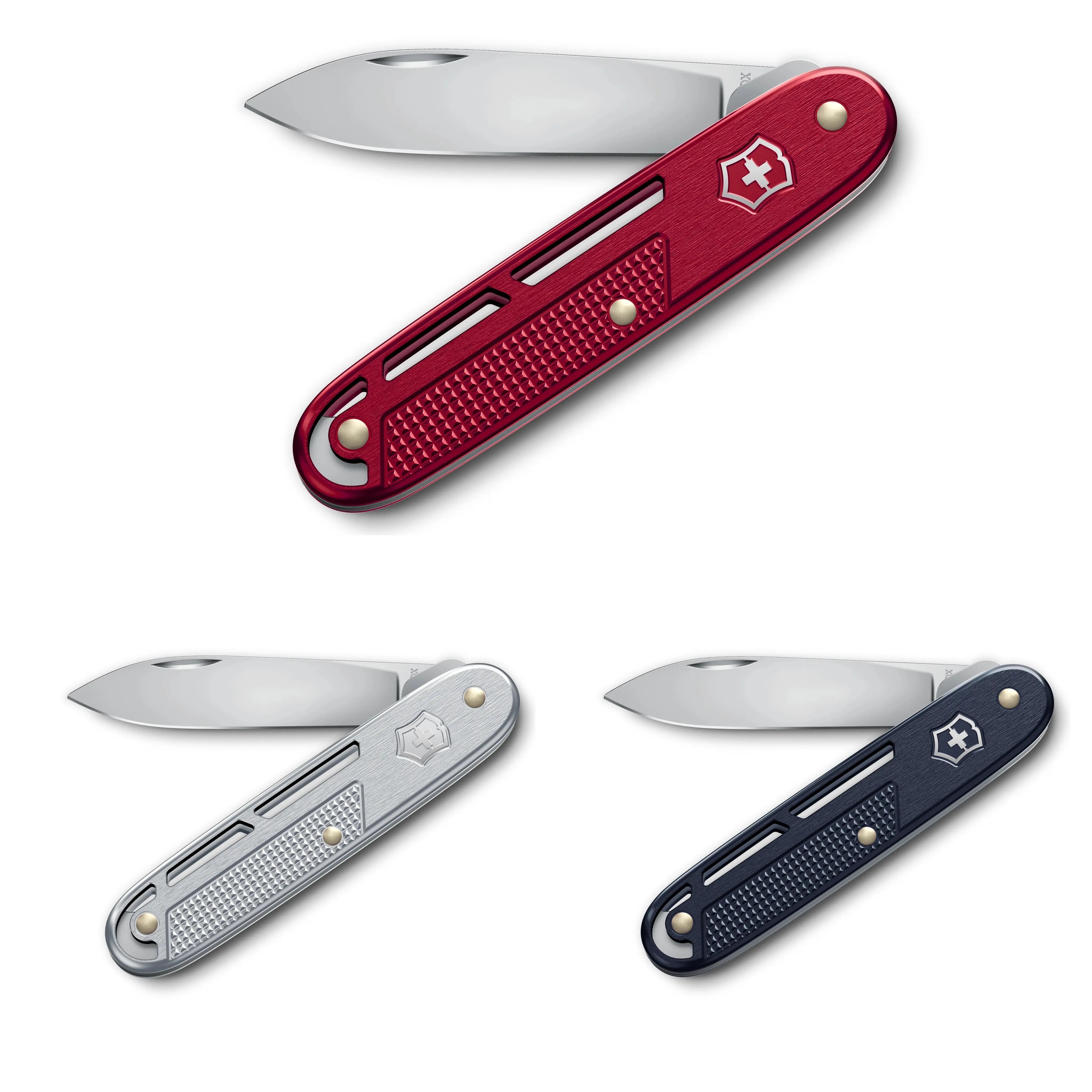 Victorinox Onefold Alox 93mm – Rot, Dunkelblau oder Silber – Kompaktes Taschenmesser Victorinox