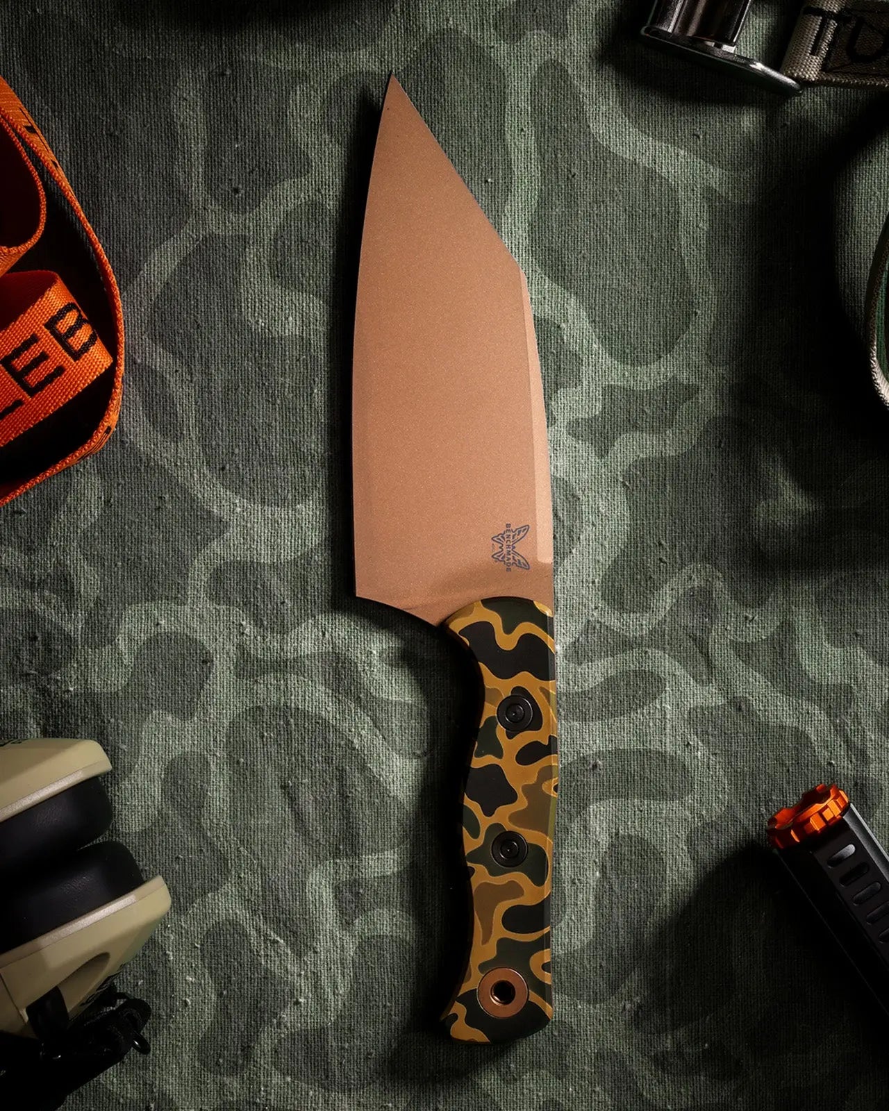 Benchmade 4010FE-2601 Camo Station Knife, Limited - GMELCH