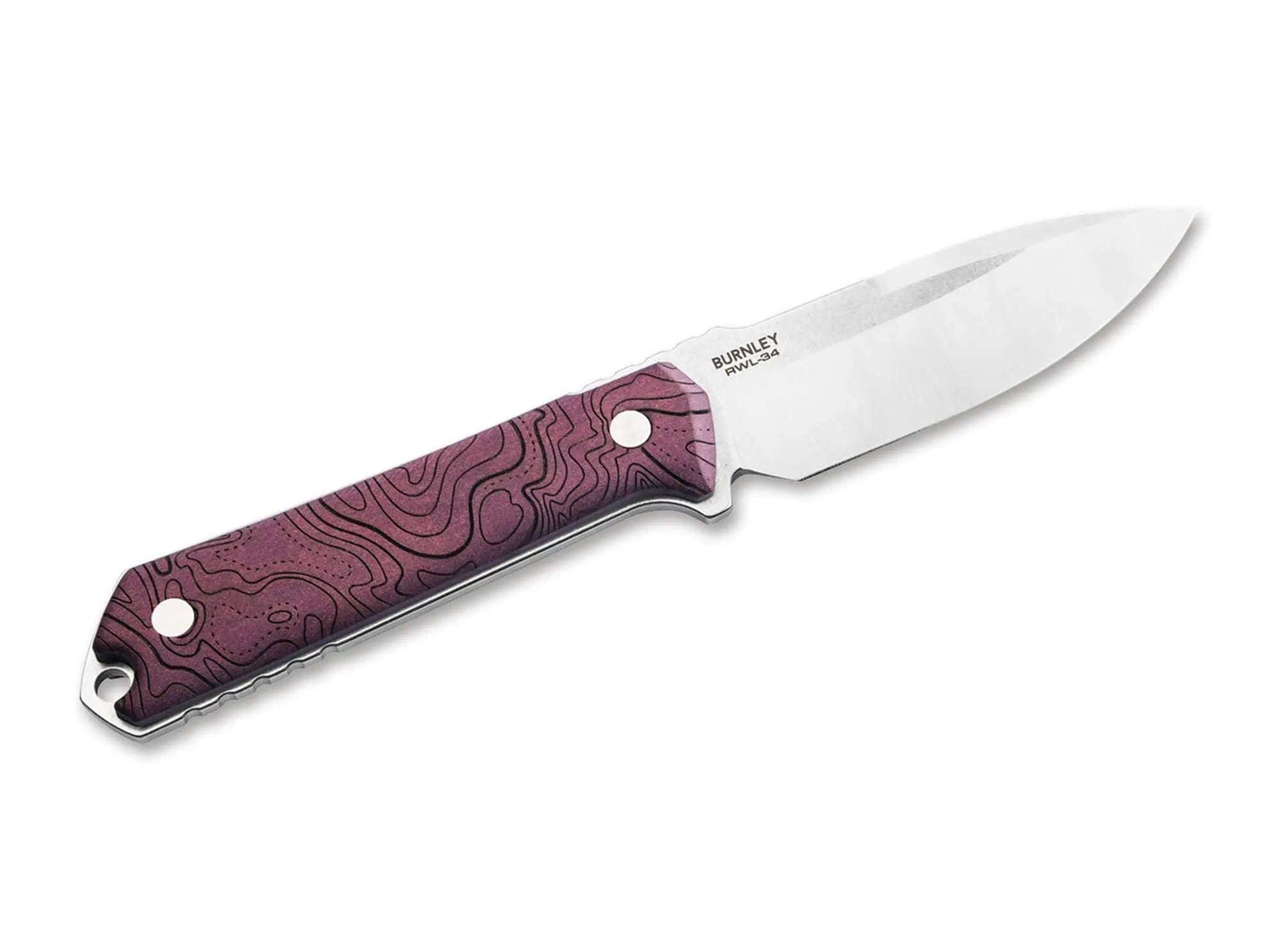 Böker Kiboku Richlite Red Topo | Feststehendes Messer RWL-34 Böker Manufaktur Solingen