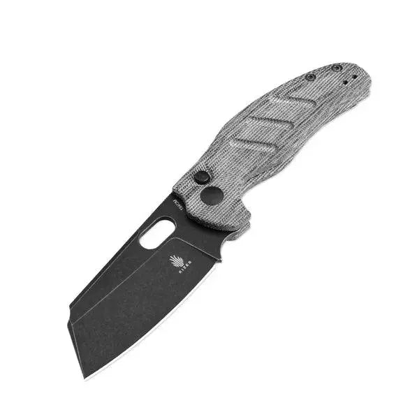 Kizer Sheepdog C01C Micarta Black Button Lock Kizer