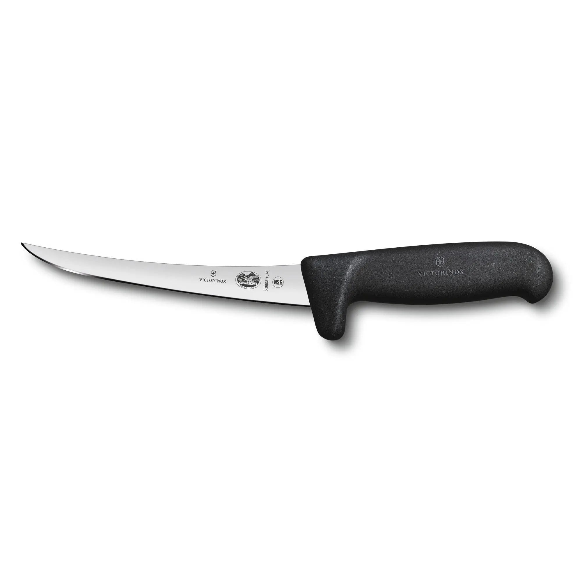 Victorinox Ausbeimesser 15 cm Fibrox 5.6603.15M schwarz gelb Victorinox