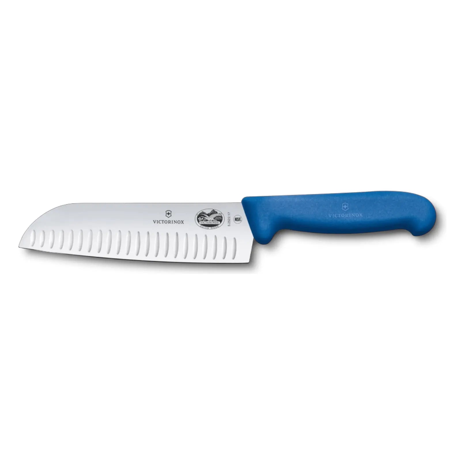 Victorinox Fibrox Santokumesser 17 cm – Profi-Küchenmesser mit Kullenschliff Victorinox