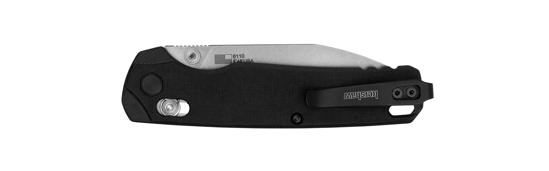 Kershaw Bel Air XL MagnaCut – Premium Taschenmesser mit Wharncliffe-Klinge, DuraLock & G10 | Made in USA Kershaw