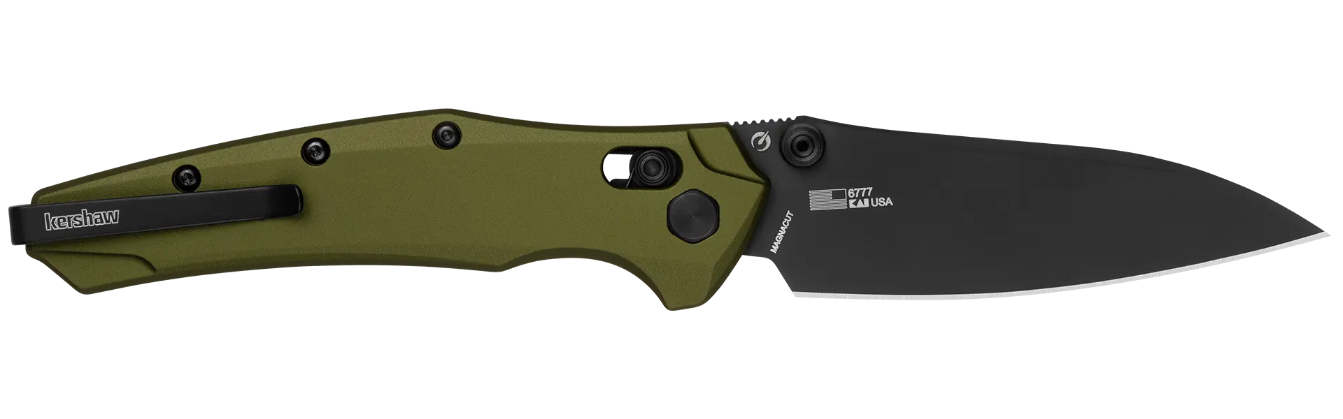 Kershaw Bareknuckle DuraLock – EDC-Taschenmesser mit MagnaCut-Klinge, Made in USA Kershaw