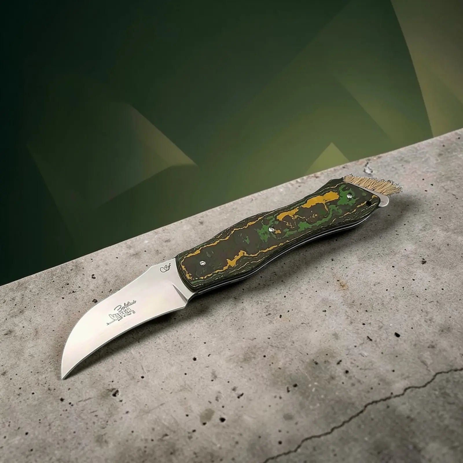 Viper Boletus CF Toxic Storm Pilzmesser Nitro-B Carbon Slipjoint Messer Lederetui Viper