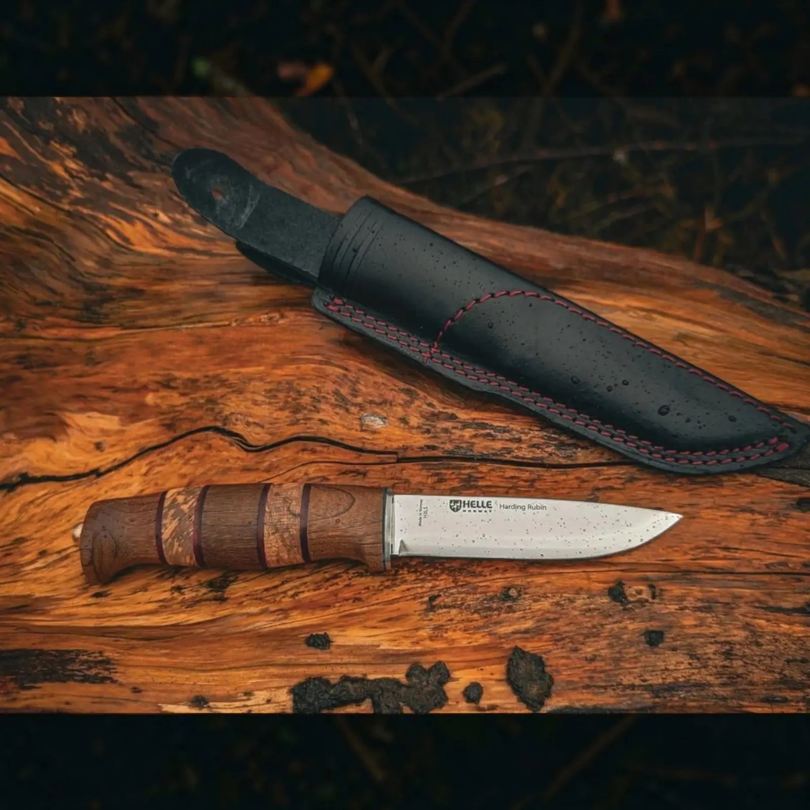Helle Harding Rubin 2026 Limited Edition Messer H3LS Holz Sammlermesser aus Norwegen HELLE
