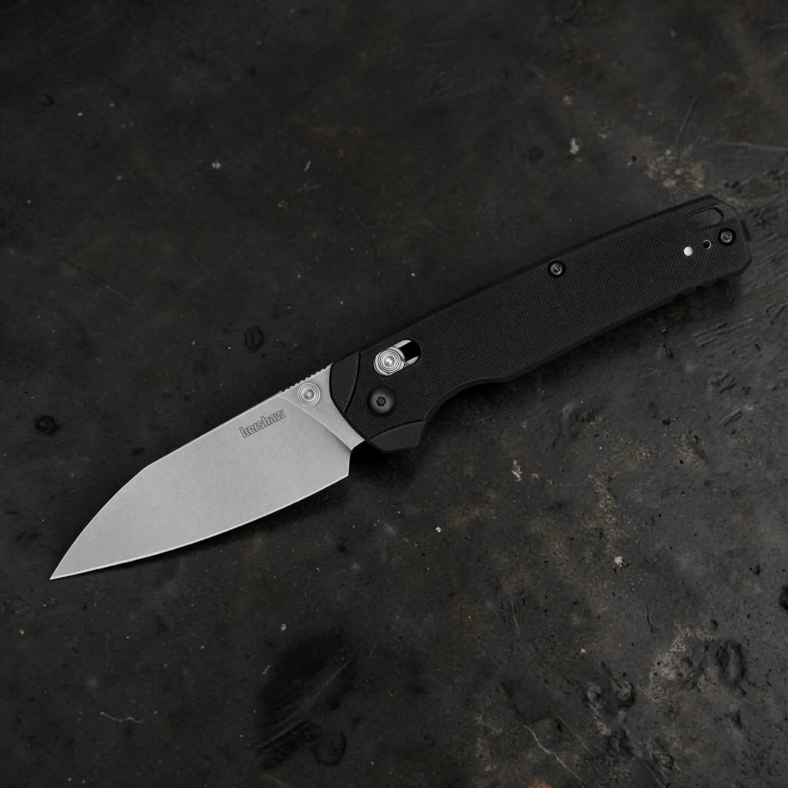 Kershaw Bel Air XL MagnaCut – Premium Taschenmesser mit Wharncliffe-Klinge, DuraLock & G10 | Made in USA Kershaw