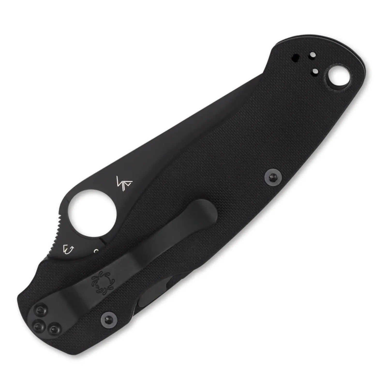 Spyderco Para-Military 2 Black – EDC-Taschenmesser mit CPM-S-45VN & Compression Lock Spyderco