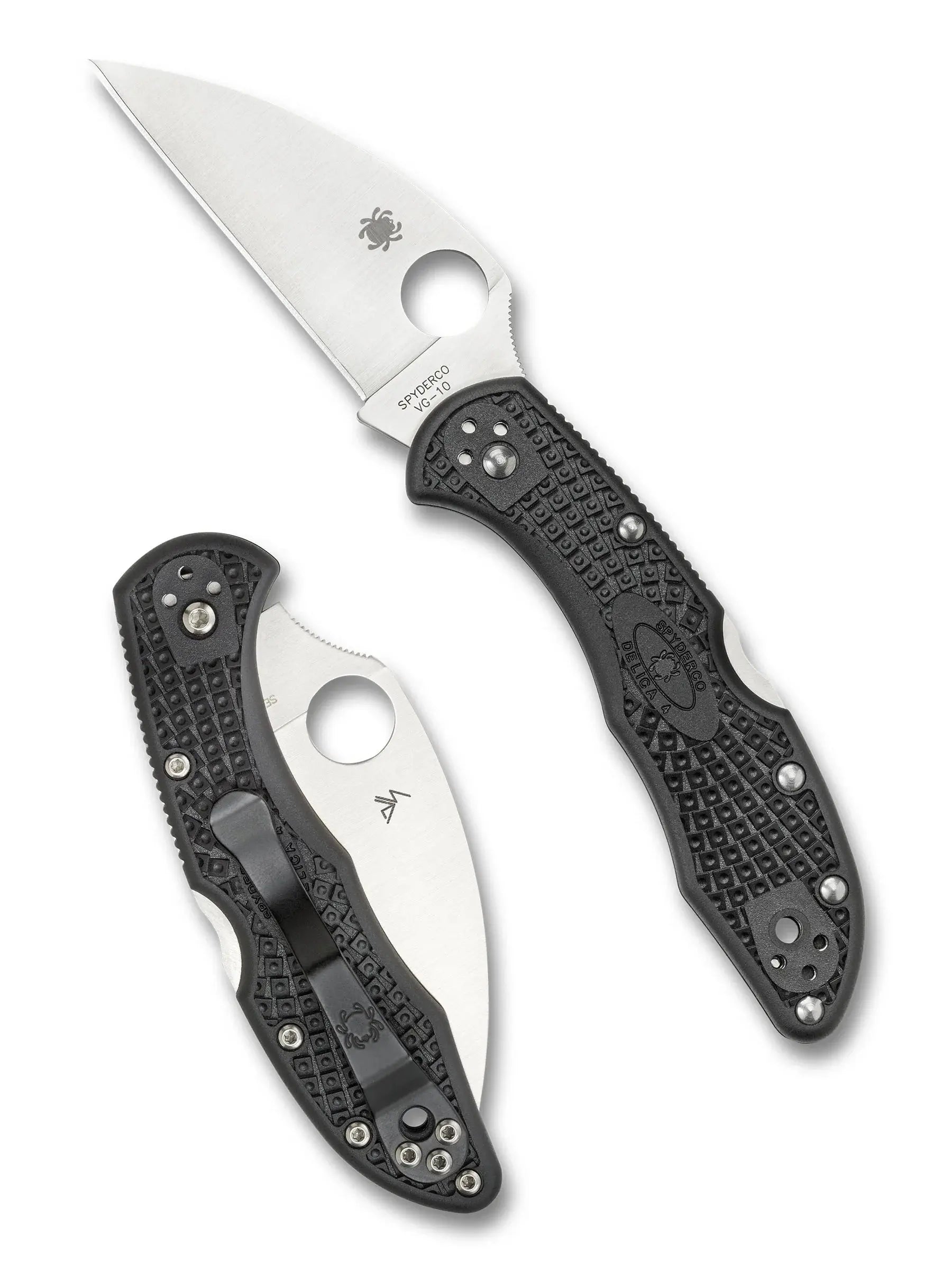 Spyderco C11FPWCBK Delica 4 Wharncliffe VG-10 FRN Black Klappmesser Spyderco