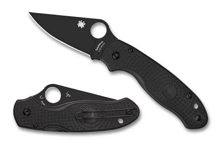 Spyderco C223PBBK Para 3 Lightweight – CTS BD1N, Black FRN, Black Blade Spyderco