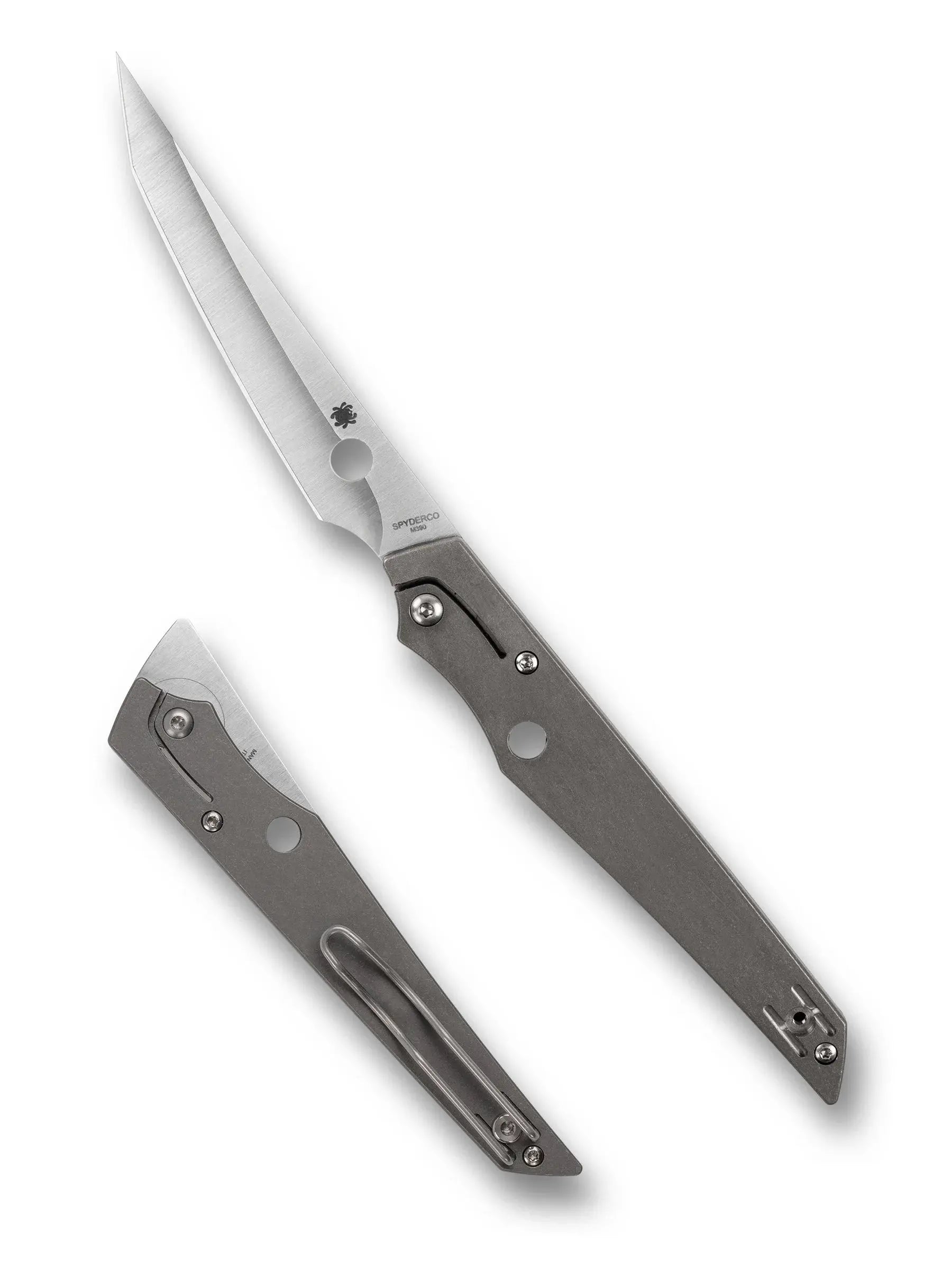 Spyderco COBOL Titan Slipjoint M390 Klinge Ball Joint Mechanism 42a konform Spyderco