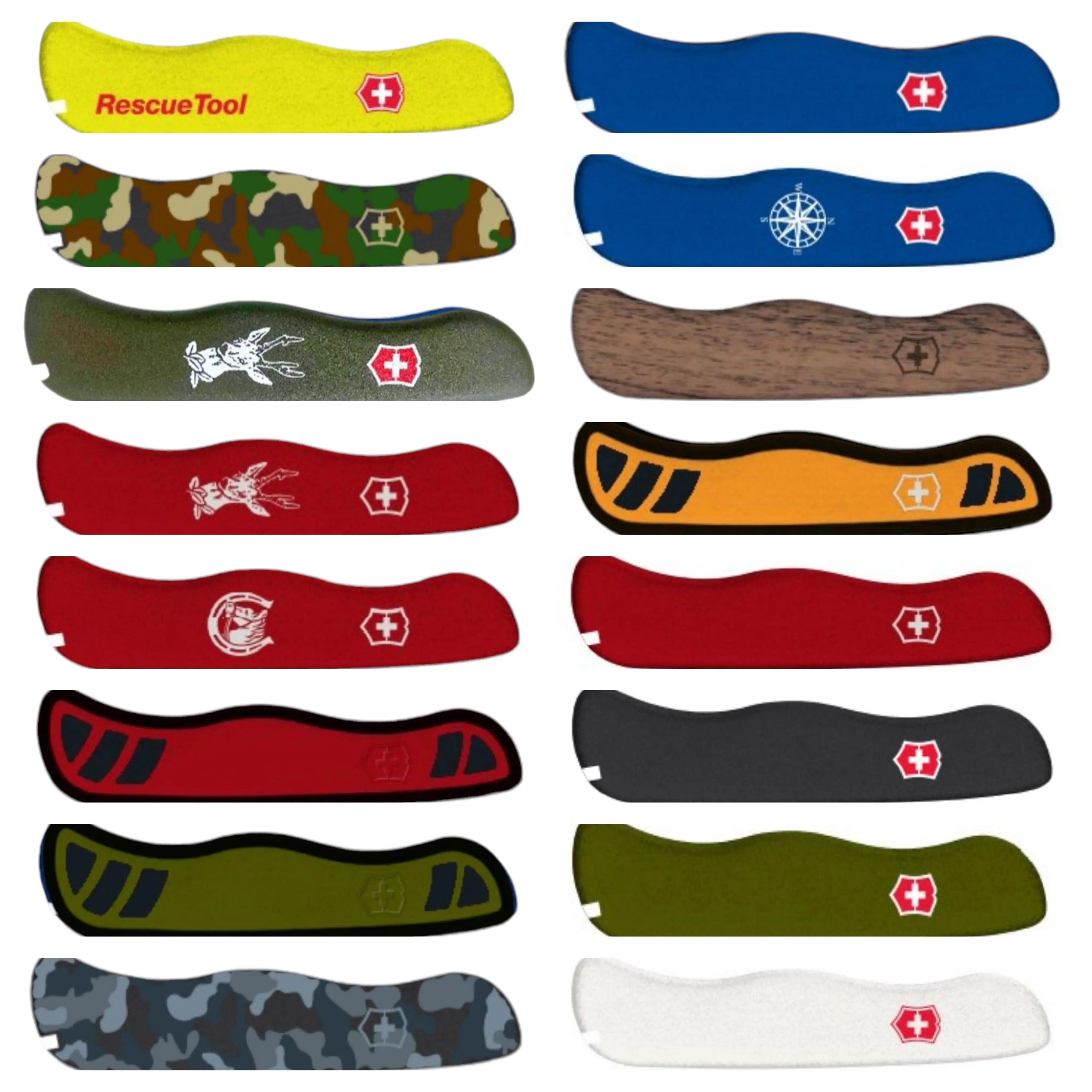 Victorinox Schale 111 mm Vorderseite Rückseite schwarz weiß rot grün Victorinox