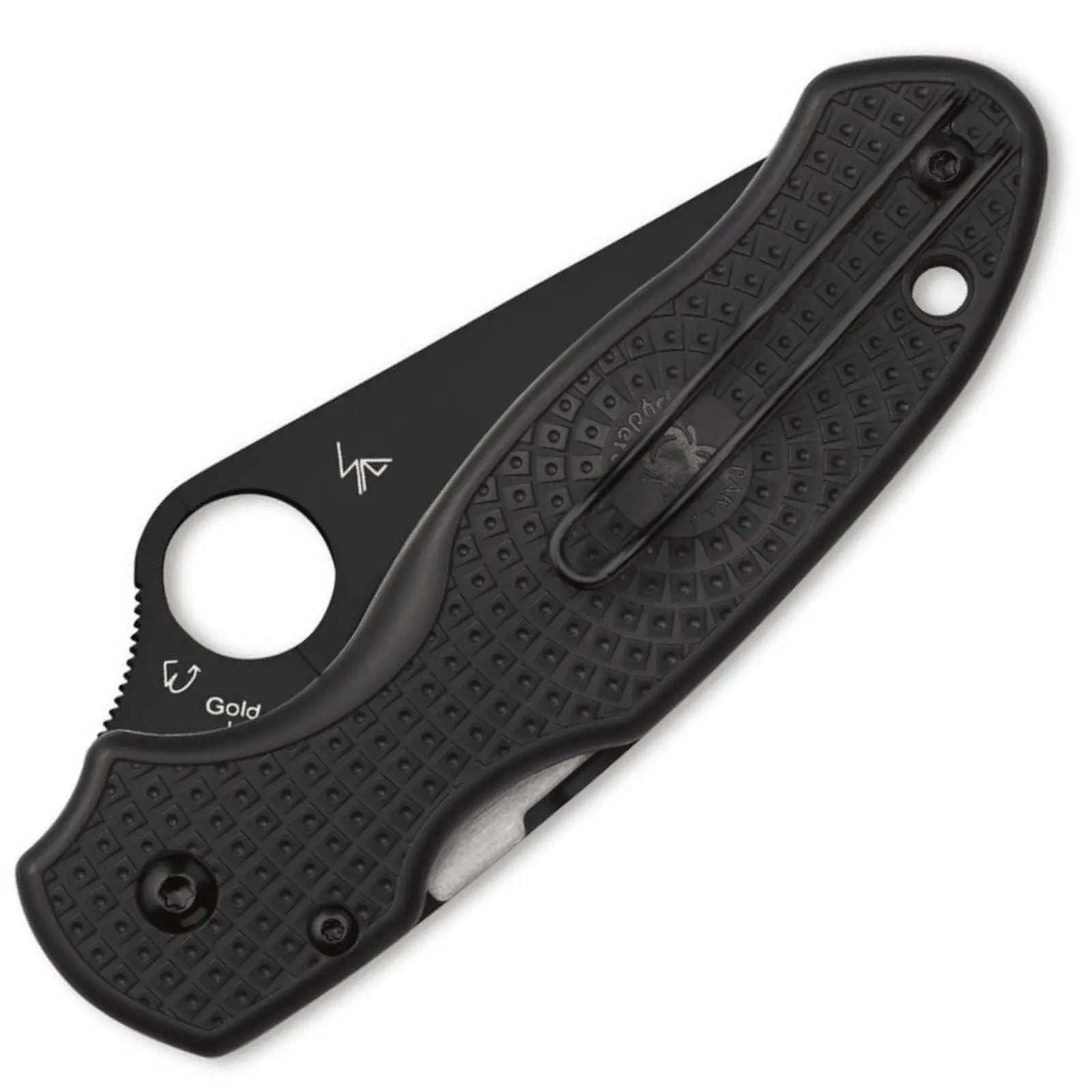 Spyderco C223PBBK Para 3 Lightweight – CTS BD1N, Black FRN, Black Blade Spyderco