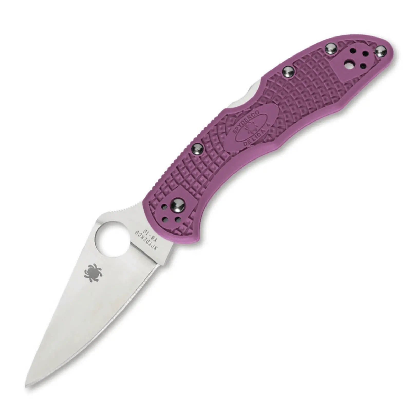 Spyderco Delica 4 Lightweight Flat Ground Purple Spyderco