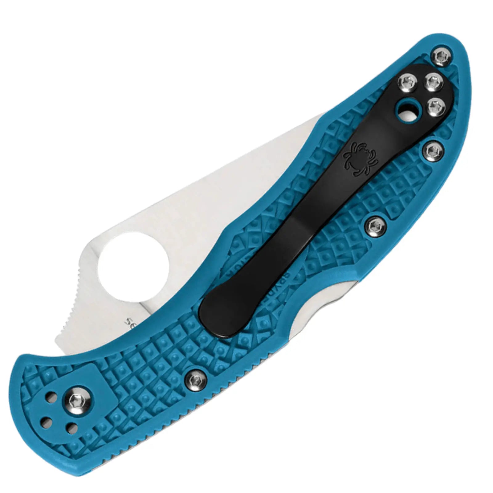 Spyderco Delica 4 Lightweight Flat Ground Blue C11FPBL Spyderco