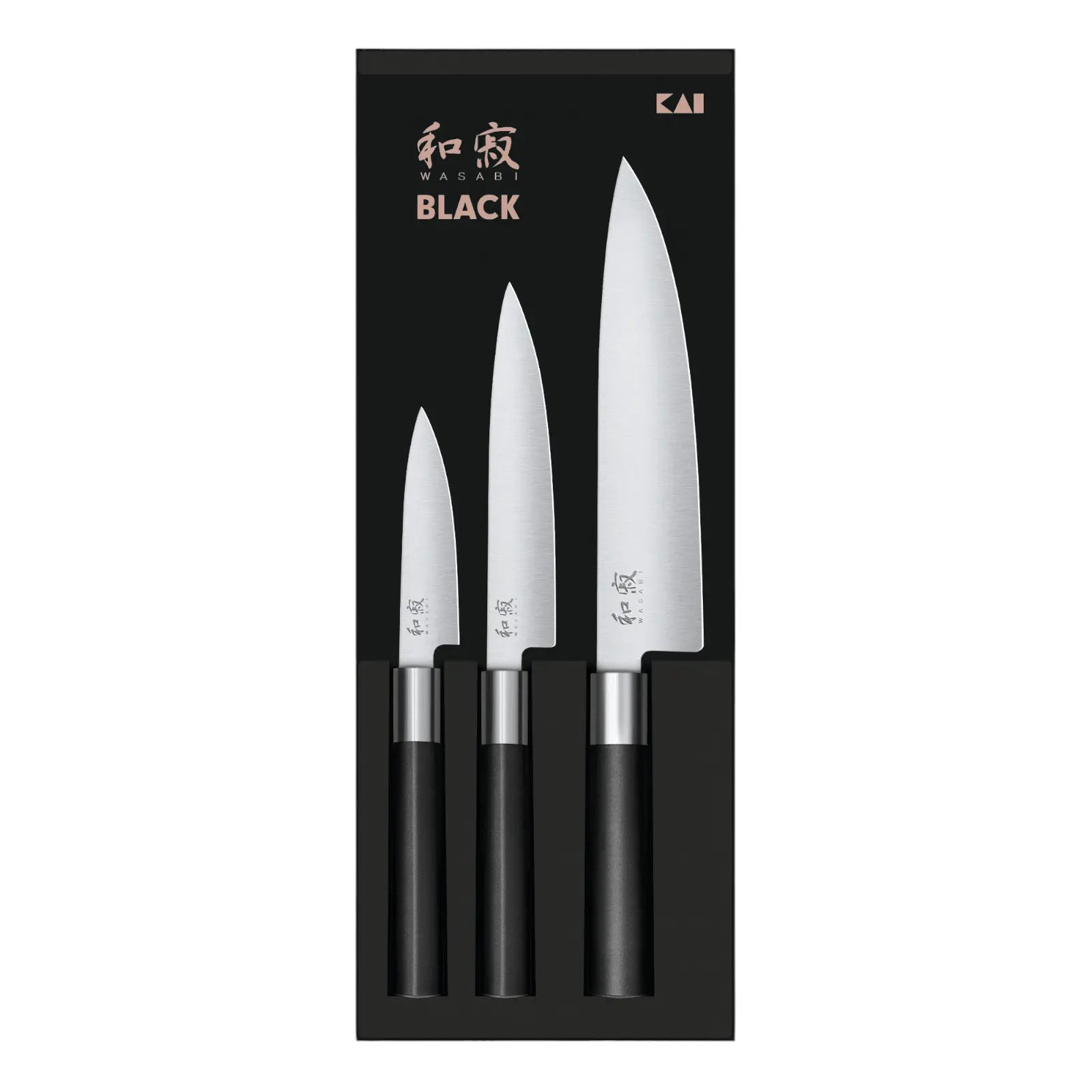 KAI Wasabi Black Messer-Set 67S-300 KAI