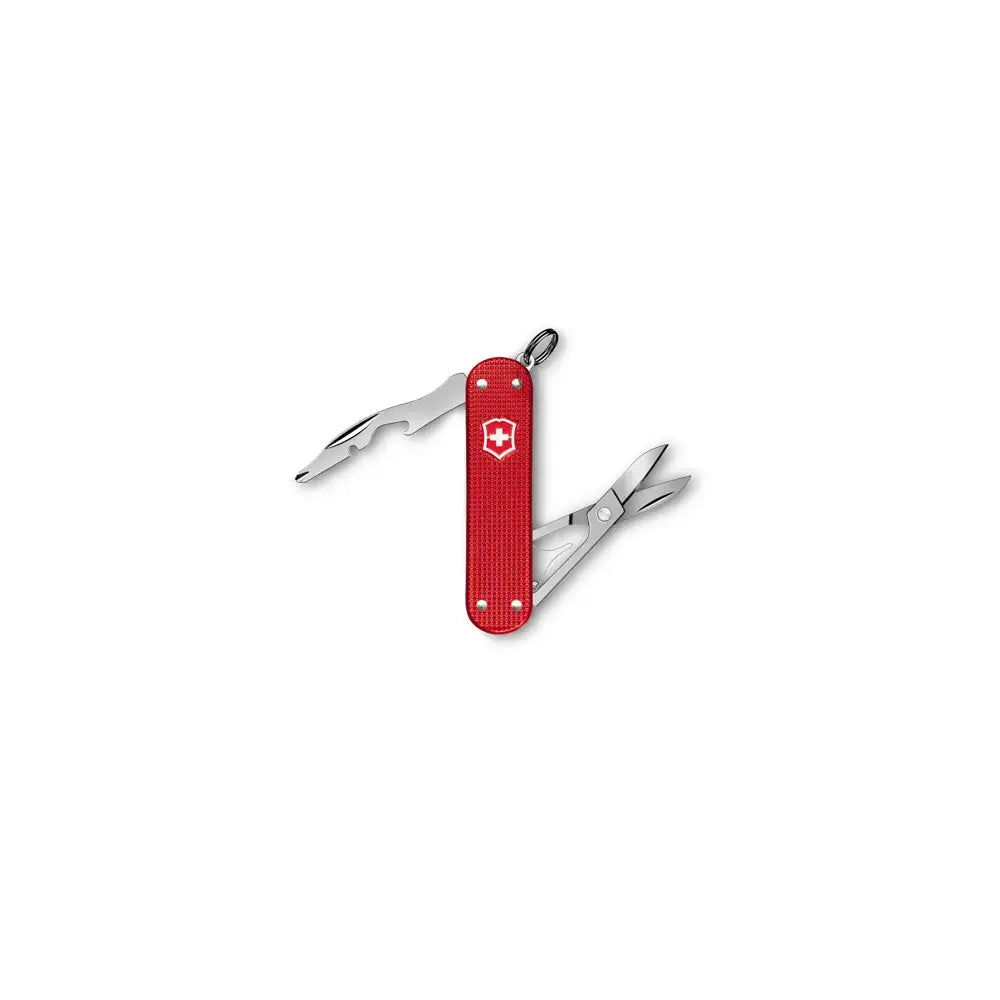 Victorinox Companion S Alox 58 mm Rot – Kompaktes Multitool ohne Klinge mit 5 Funktionen Victorinox