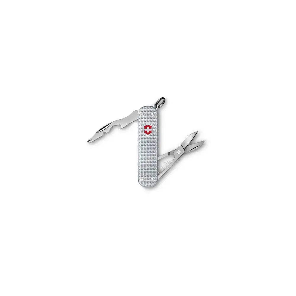Victorinox Companion S Alox 58 mm Silber – Kompaktes Multitool ohne Klinge mit 5 Funktionen Victorinox