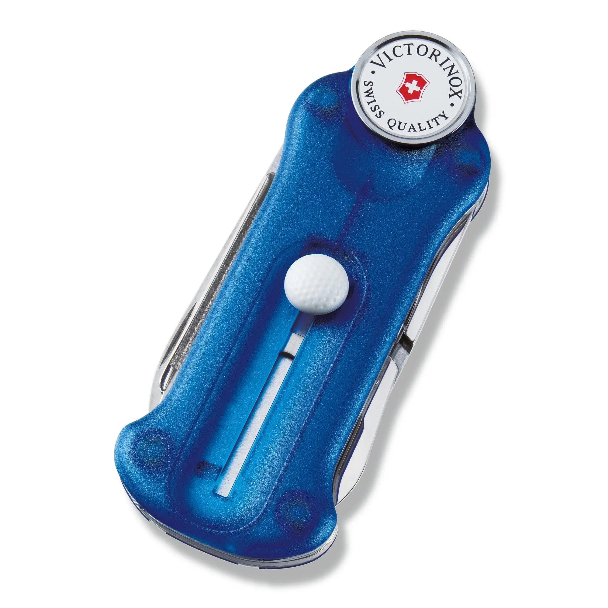 Victorinox Golf Tool Faltschachtel Blau, Rot, Schwarz transparent 0.7052.T2 Victorinox