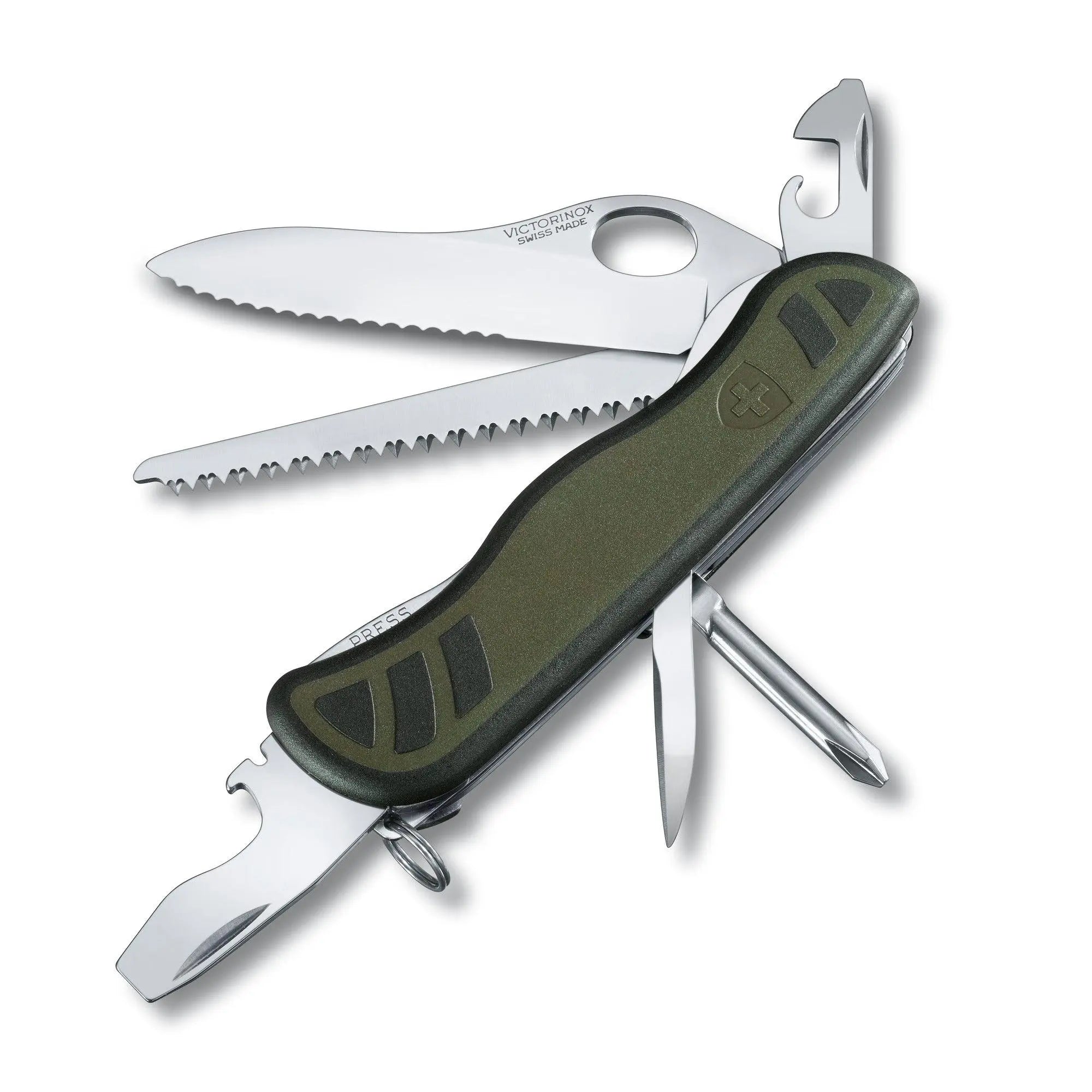 Victorinox Soldatenmesser 10 Funktionen Einhandmesser Victorinox