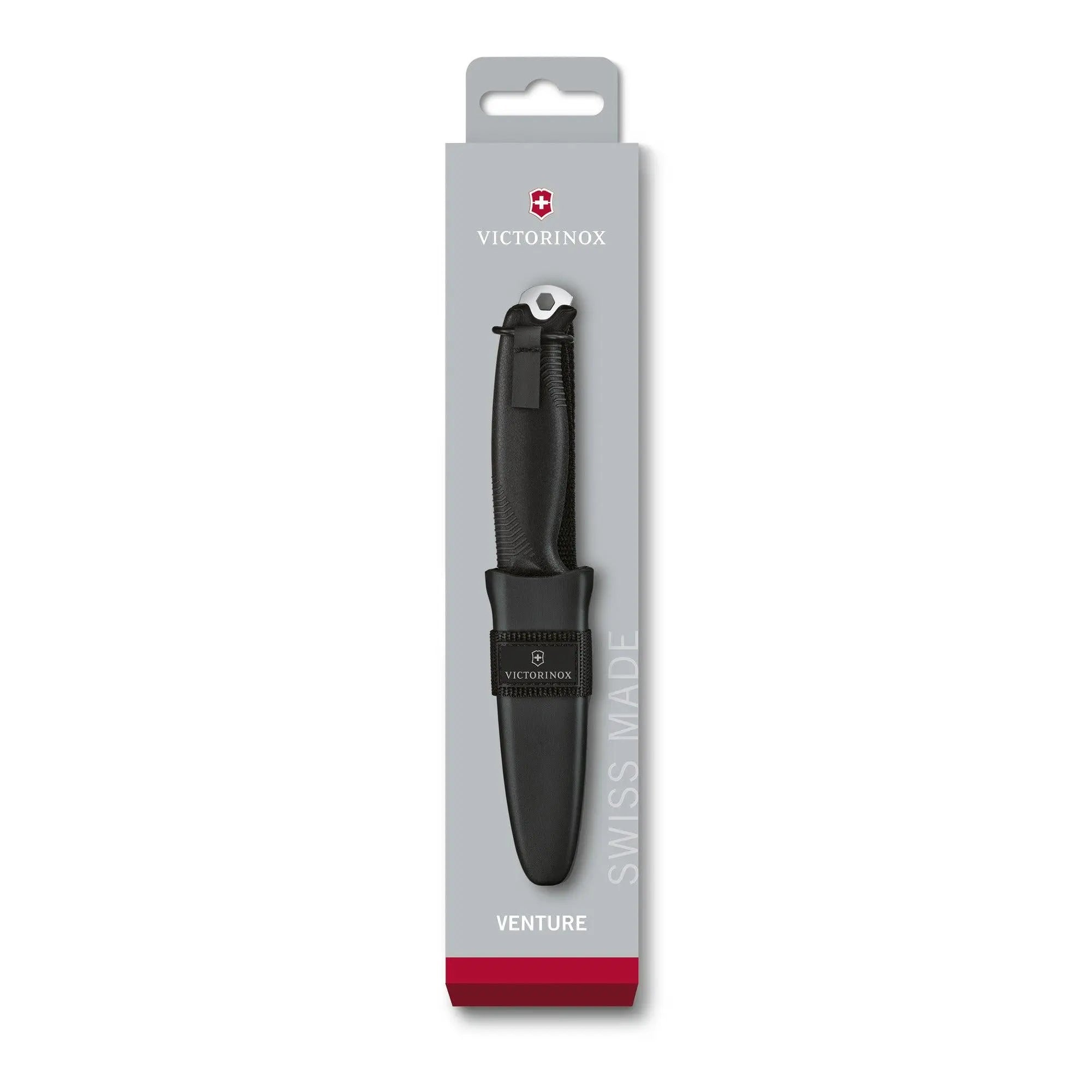 Victorinox Venture Bushcraft Full-Tang-Messer Outdoor Swiss Made Schwarz Victorinox