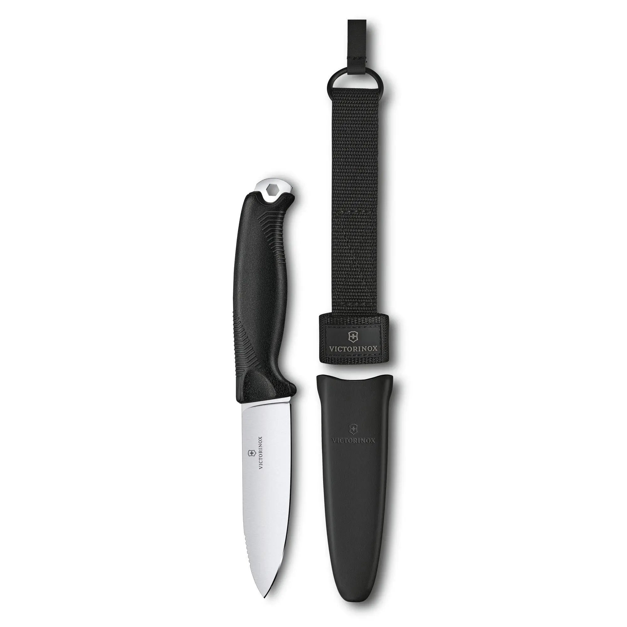 Victorinox Venture Bushcraft Full-Tang-Messer Outdoor Swiss Made Schwarz Victorinox