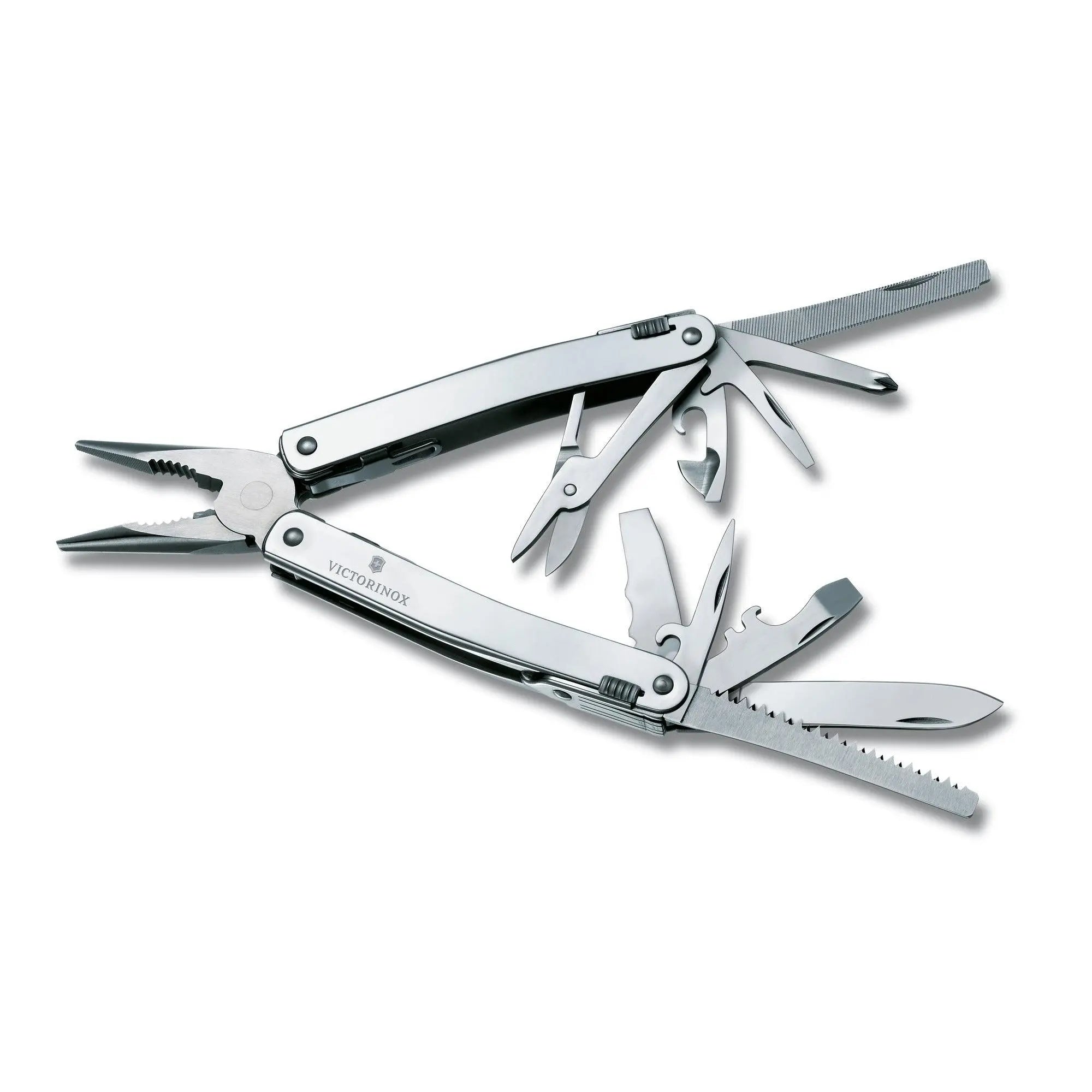 Victorinox SWISS TOOL SPIRIT X PLUS 35 Funktionen GESCHENKSCHACHTEL SILBER 3.0235.L Victorinox