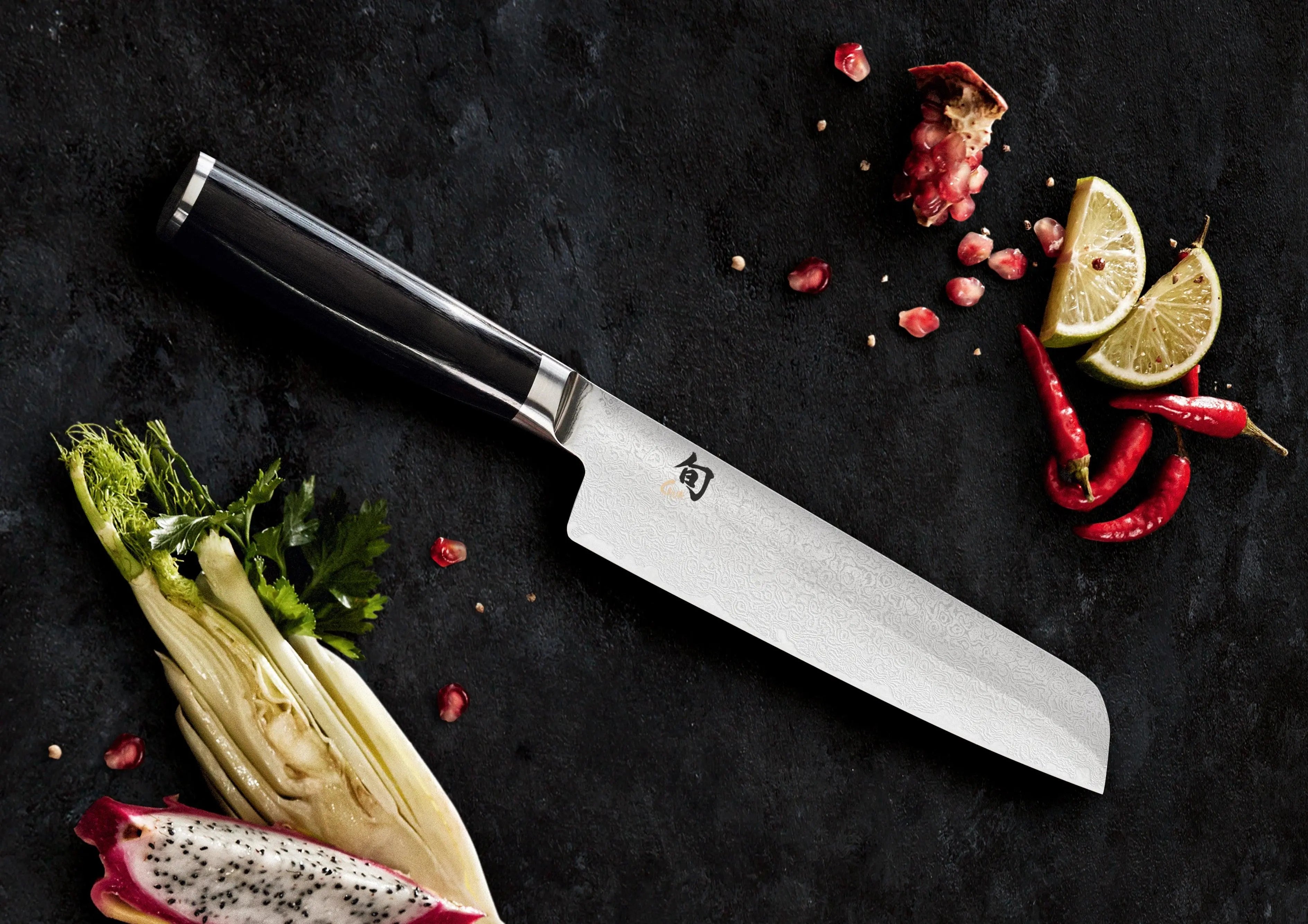 KAI Shun Premier Tim Mälzer Minamo Santoku TMM-0702 Klingenlänge 20 cm KAI
