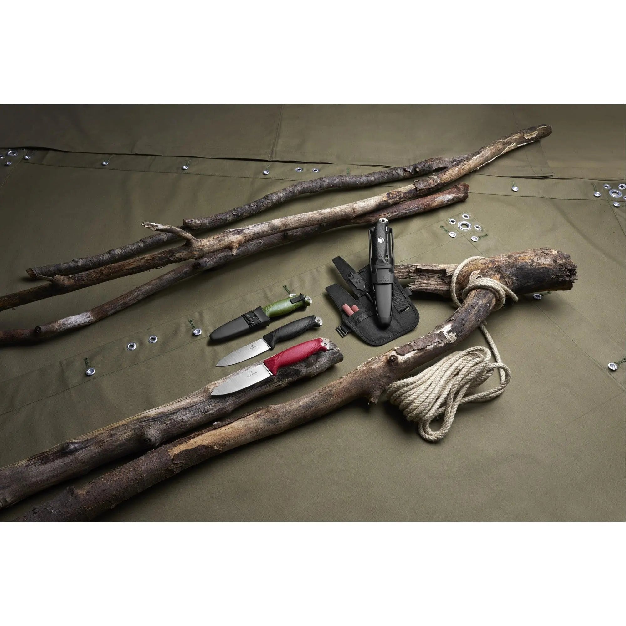 Victorinox Venture Bushcraft Full-Tang-Messer Outdoor Swiss Made Schwarz Victorinox