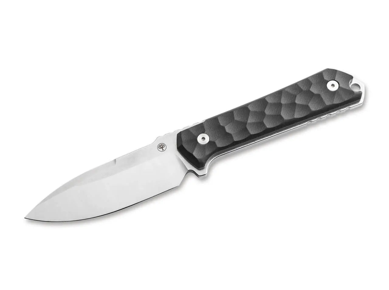 Böker Kiboku Richlite Black Rock Pattern – Feststehendes Messer mit RWL-34 & Kydex-Scheide Böker Manufaktur Solingen