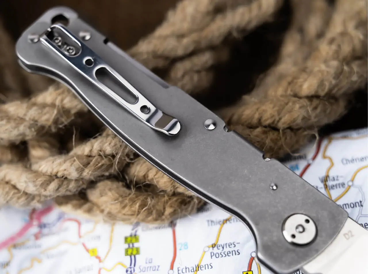 Böker Plus Atlas Backlock Droppoint – Taschenmesser D2 Stahl, Backlock, Edelstahl Böker Plus