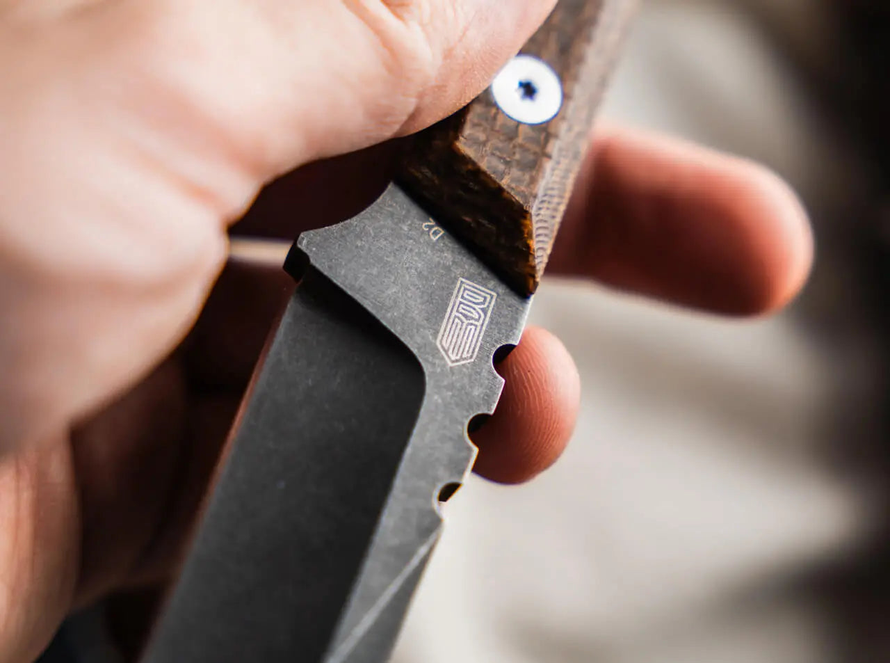 Böker Plus Thicker Clipper – Kompaktes feststehendes Messer D2, Micarta, führbar Böker Plus