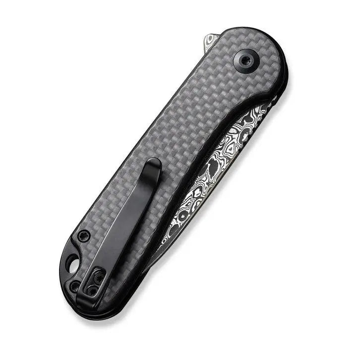 CIVIVI Button Lock Elementum II CF Damascus C18062PB-DS1 CIVIVI