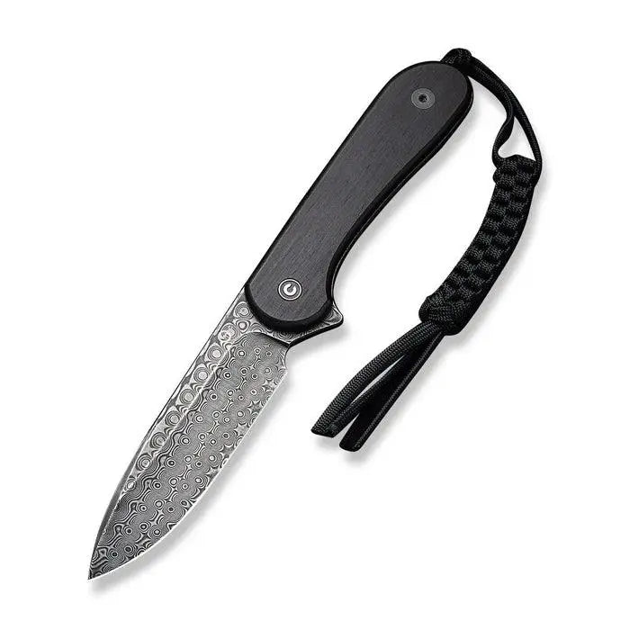 CIVIVI Fixed Blade Elementum Ebony Damascus C2105-DS1 CIVIVI