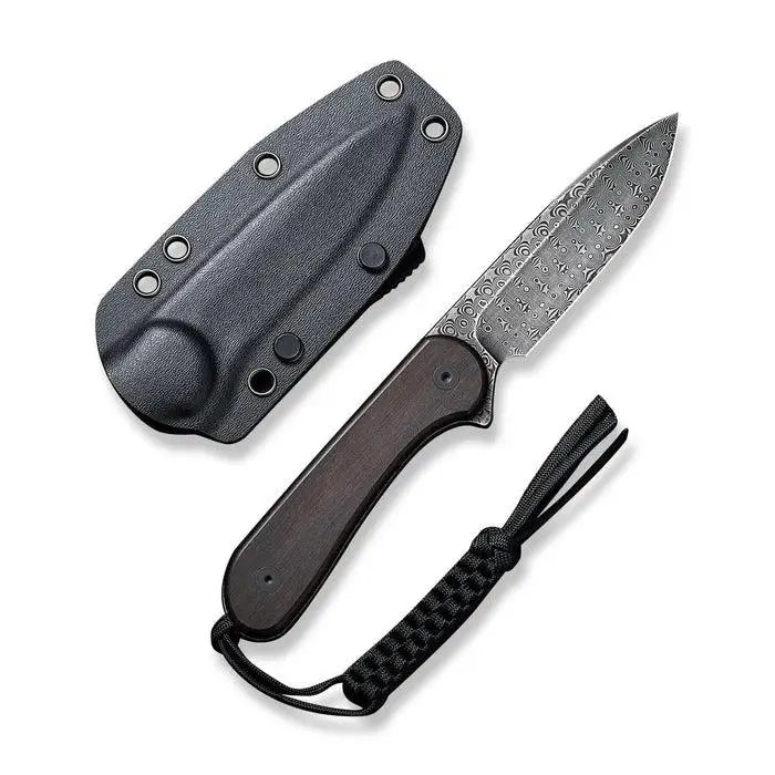 CIVIVI Fixed Blade Elementum Ebony Damascus C2105-DS1 CIVIVI