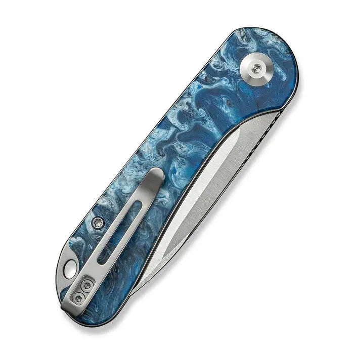 CIVIVI Elementum Slip Joint 14C28N – Blue Ocean Resin (C18062AJ-4) CIVIVI