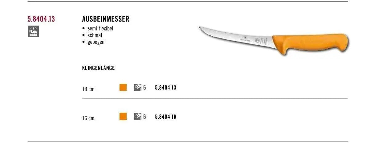 Victorinox Ausbeinmesser semi-flex 13 cm Swibo 5.8404.13 Victorinox