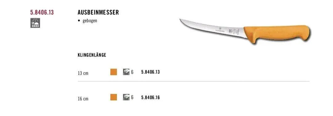 Victorinox Ausbeinmesser flex 13 cm Swibo 5.8406.13 Victorinox