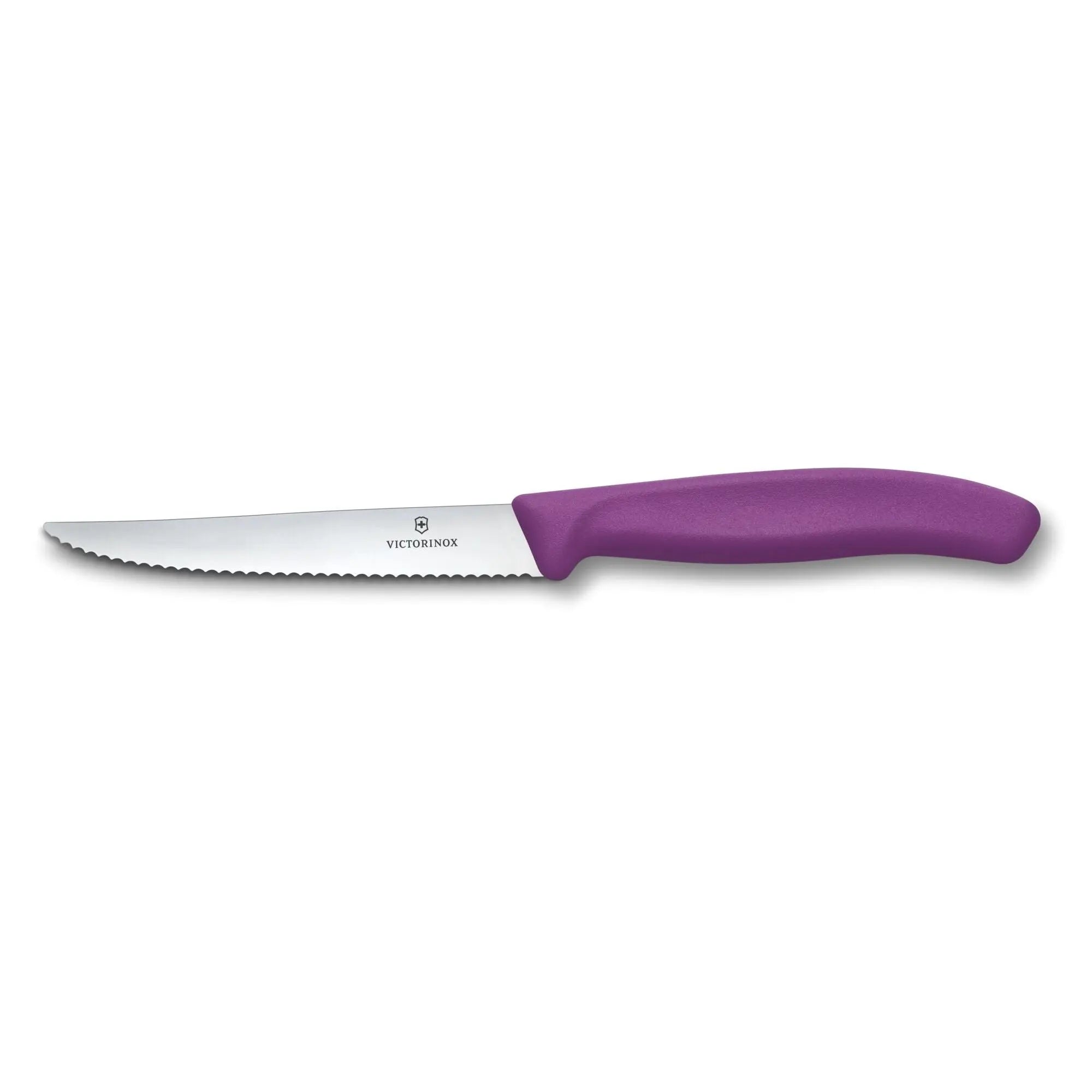 Victorinox Swiss Classic Steak & Pizzamesser Block Wellenschliff – 5-teilig & farbenfroh 6.7126.4C1 Victorinox