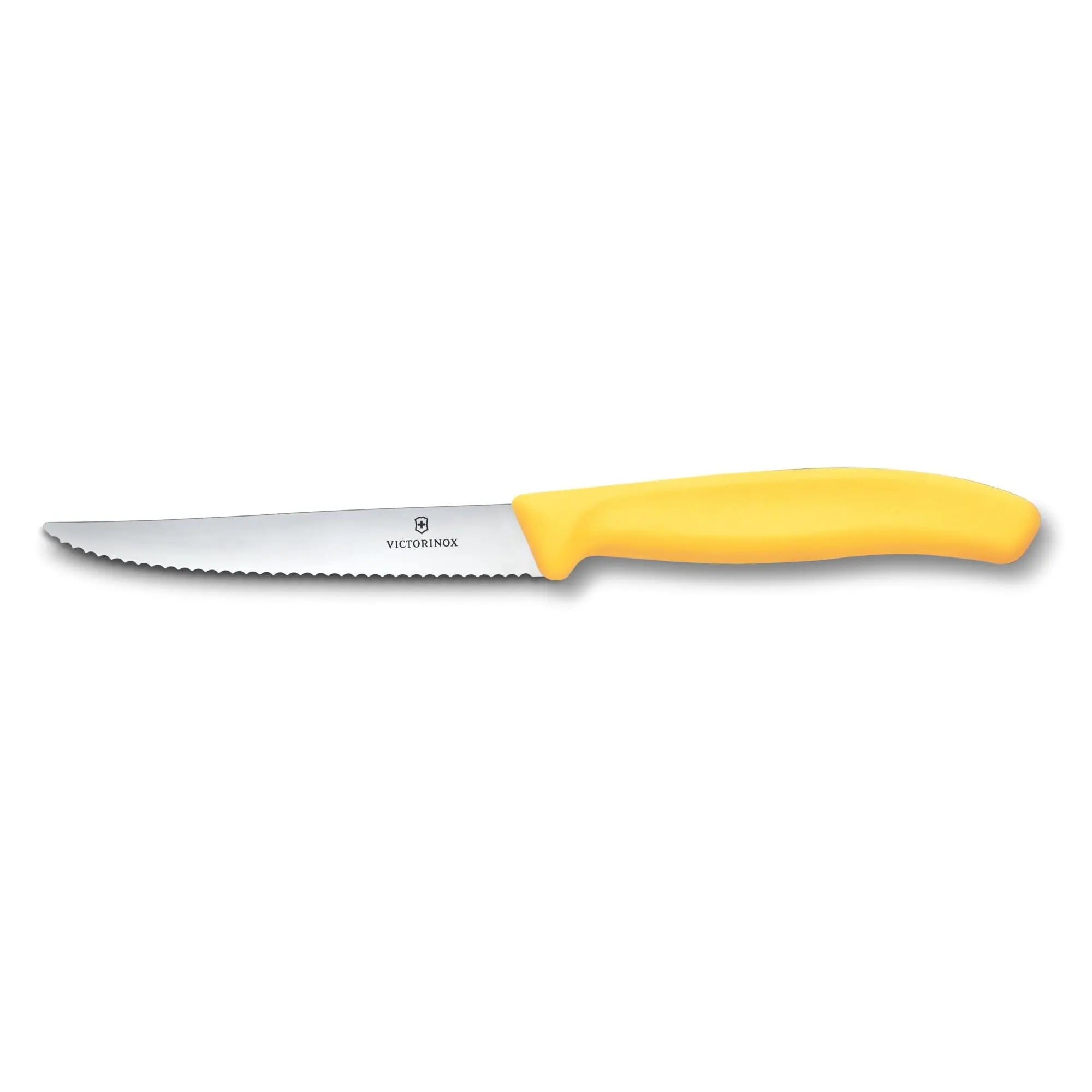 Victorinox Swiss Classic Steak & Pizzamesser Block Wellenschliff – 5-teilig & farbenfroh 6.7126.4C1 Victorinox