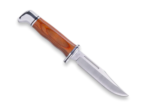 Buck Knives 117 Brahma – Jagd- und Outdoormesser mit 420HC Edelstahlklinge & Lederscheide Buck