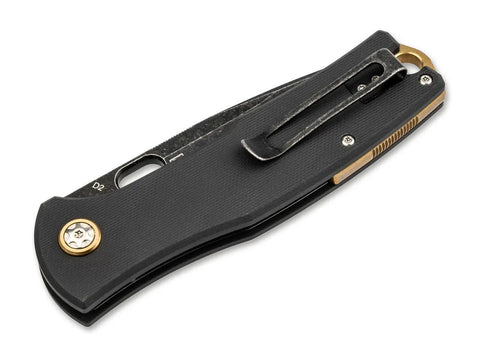 Böker Plus Fieldfolder D2 G10 Taschenmesser Voxnaes Stonewash Linerlock Böker Plus